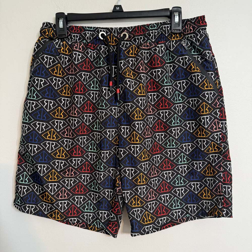 Rich & Rotten Large Mesh Swim Exercise Shorts‎